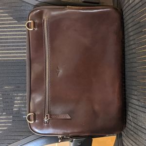 Satchel & Page 13" Laptop Sleeve with Shoulder Strap